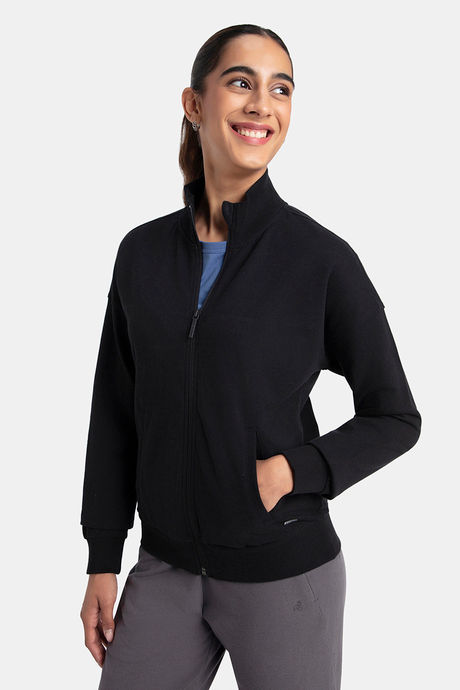 Jockey Easy Movement Relaxed Jacket - Black — image 5