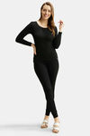 Jockey Thermal Cotton Rich Top - Black — thumbnail 4