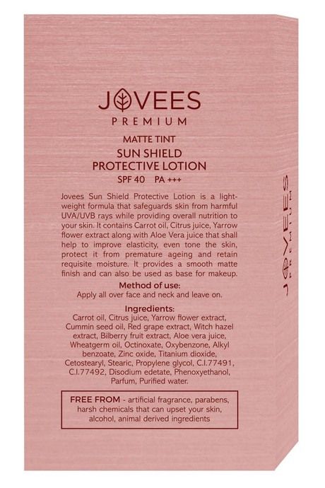 Jovees Premium Matte Tint Sun Shield SPF 40 PA++ Protective Lotion 50 ml — image 2