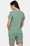 Lenissa Viscose Short Set - Green — thumbnail 3