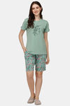 Lenissa Viscose Short Set - Green — thumbnail 4