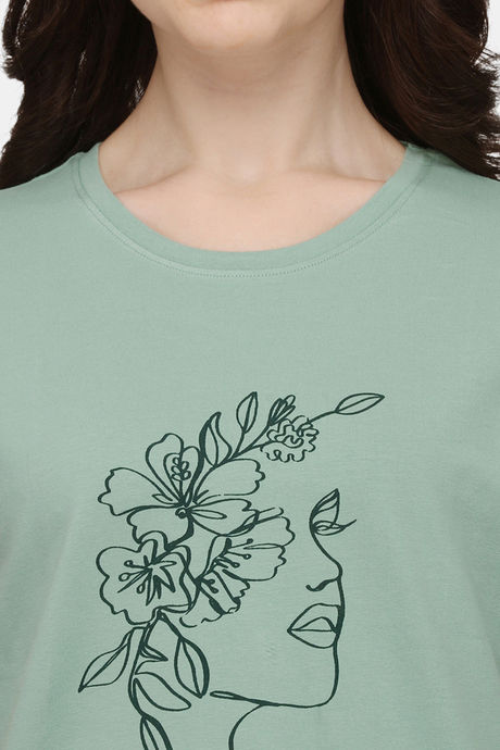 Lenissa Viscose Short Set - Green — image 5