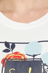 XIN Cotton Elastane Loungewear Top - White — thumbnail 6