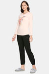 XIN Cotton Elastane Loungewear Top - Melon — thumbnail 3