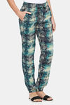 XIN Rayon Loungewear Bottom - White Scrbbled Print — thumbnail 2