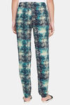 XIN Rayon Loungewear Bottom - White Scrbbled Print — thumbnail 4