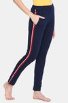 XIN Cotton Elastane Loungewear Bottom - Navy — thumbnail 2