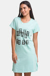 XIN Cotton Nightdress - Light Green — thumbnail 2
