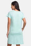 XIN Cotton Nightdress - Light Green — thumbnail 3
