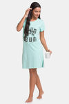 XIN Cotton Nightdress - Light Green — thumbnail 4