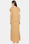 XIN Polyester Cotton Nightdress - Mustard — thumbnail 4