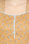 XIN Polyester Cotton Nightdress - Mustard — thumbnail 6