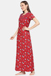 XIN Rayon Nightdress - Deep Red — thumbnail 3
