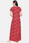 XIN Rayon Nightdress - Deep Red — thumbnail 4