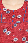 XIN Rayon Nightdress - Deep Red — thumbnail 6