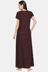 XIN Rayon Nightdress - Brown — thumbnail 4
