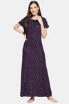 XIN Rayon Nightdress - Purple — thumbnail 5