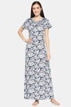 XIN Rayon Nightdress - Teal — thumbnail 1