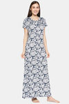 XIN Rayon Nightdress - Teal — thumbnail 2