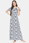 XIN Rayon Nightdress - Teal — thumbnail 5