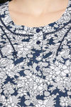 XIN Rayon Nightdress - Teal — thumbnail 6