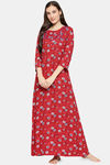 XIN Rayon Nightdress - Deep Red — thumbnail 5