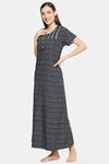 XIN Polyester Nightdress - Navy — thumbnail 3