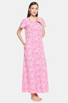 XIN Polyester Nightdress - Pink — thumbnail 2