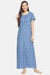 XIN Polyester Nightdress - Blue — thumbnail 5
