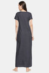 XIN Polyester Nightdress - Navy — thumbnail 4