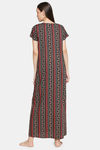 XIN Polyester Nightdress - Black Stripe — thumbnail 4