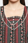 XIN Polyester Nightdress - Black Stripe — thumbnail 6