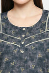 XIN Polyester Nightdress - Green — thumbnail 6