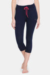 XIN Cotton Elastane Loungewear Bottom - Navy — thumbnail 1