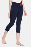XIN Cotton Elastane Loungewear Bottom - Navy — thumbnail 2