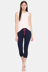 XIN Cotton Elastane Loungewear Bottom - Navy — thumbnail 5