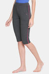 XIN Cotton Elastane Loungewear Bottom - Charcoal Melange — thumbnail 3