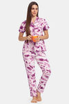 XIN Cotton Loungewear Set - Shadow Purple — thumbnail 2