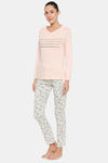 XIN Cotton Loungewear Set - Melon — thumbnail 3