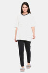 XIN Cotton Elastane Loungewear Set - White — thumbnail 1