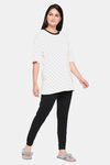 XIN Cotton Elastane Loungewear Set - White — thumbnail 2