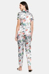 XIN Satin Loungewear Set - Light Grey — thumbnail 4