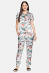 XIN Satin Loungewear Set - Light Grey — thumbnail 5