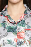 XIN Satin Loungewear Set - Light Grey — thumbnail 7