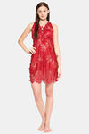XIN Polyester Babydoll - Maroon — thumbnail 5