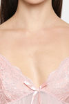 XIN Polyester Cotton Babydoll - Light Pink — thumbnail 6
