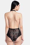 XIN Lace Babydoll With Thong - Black — thumbnail 3