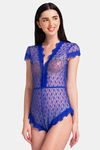 XIN Lace Babydoll With Thong - Blue — thumbnail 2