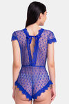 XIN Lace Babydoll With Thong - Blue — thumbnail 3