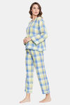 The Kaftan Company Cotton Nightdress - Green — thumbnail 3